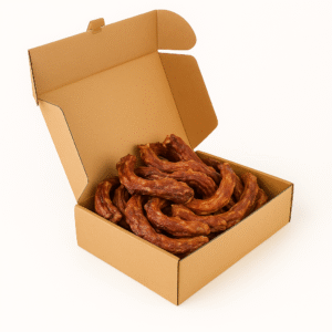 Getrocknete Hühnerhälse – 100 % Natur-Kausnack für  - 1kg