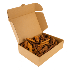 Getrocknete Rinderhaut – Premium Naturkauartikel für Hunde (1 k g)